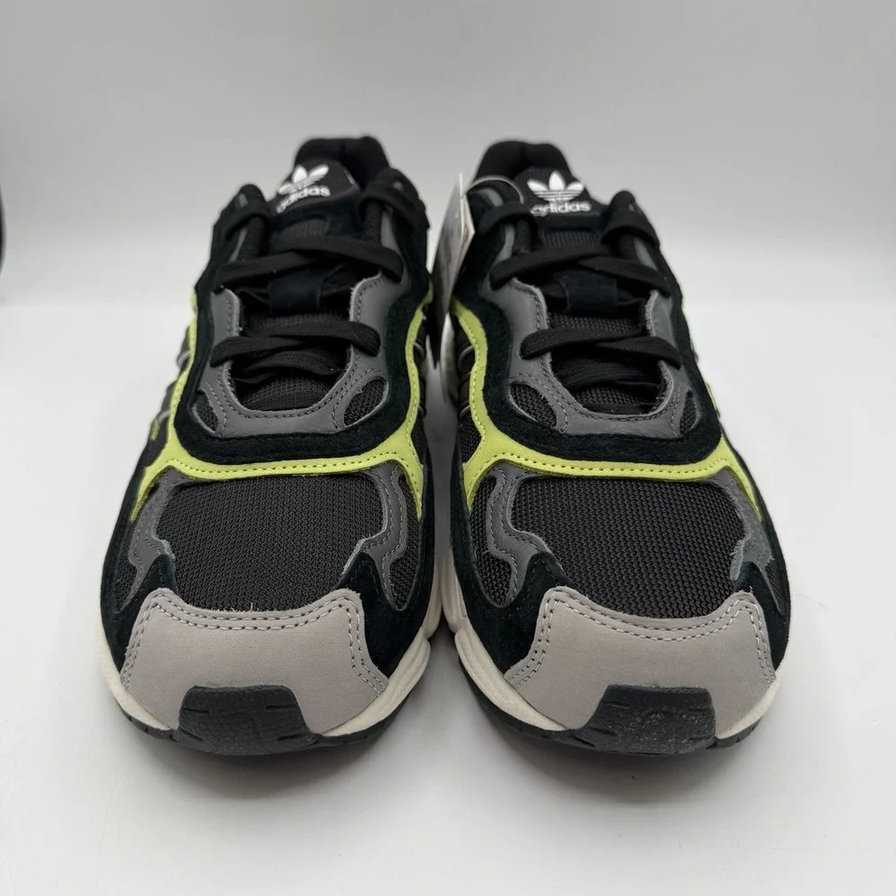Adidas Temper Run‎ Running Shoes Mens 9.5 Core Black/Glow Sneakers F97209